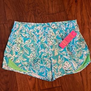 Lilly Pulitzer luxletic athletic shorts with liner. New with tags